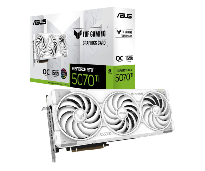 Karta graficzna NVIDIA ASUS GeForce RTX 5070 Ti TUF Gaming OC White 16GB GDDR7 DLSS5